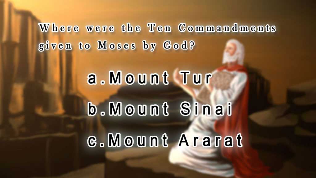 where-were-the-ten-commandments-given-to-moses-by-god